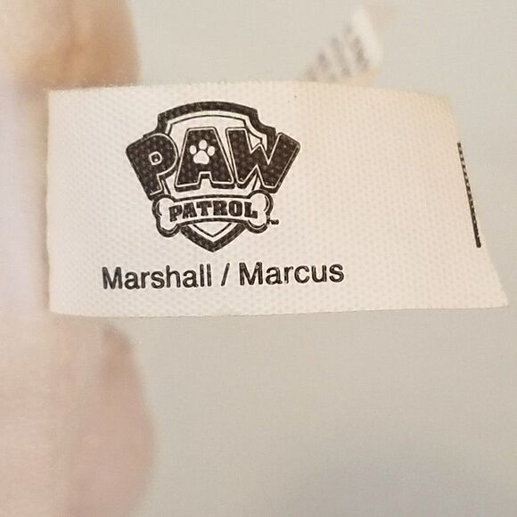 Gund Paw Patrol Marshall Marcus Plush Stuffed Animal Toy Firefighter Uniform 6" - Picture 4 of 6